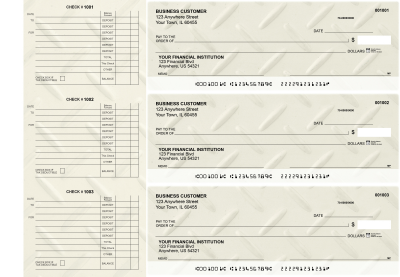 Iron Accounts Payable Designer Business Checks | BU3-CDS18-DED