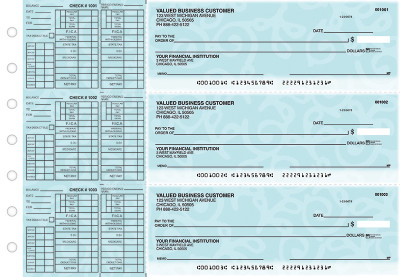 Swirls Payroll Designer Business Checks  | BU3-CDS24-PAY