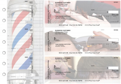 Barber Invoice Business Checks | BU3-CDS28-INV