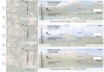 Scenic Mountains Invoice Business Checks | BU3-CDS29-INV
