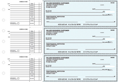 Teal Safety Accounts Payable Business Checks | BU3-ESF01-DED