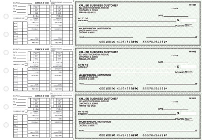 Green Safety Payroll Business Checks | BU3-GRN01-PAY