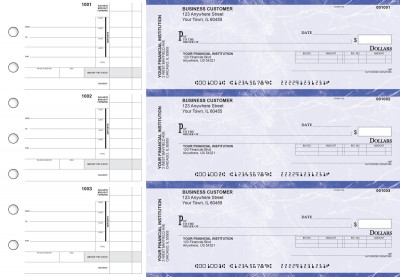 Blue Marble Invoice Business Checks | BU3-LMA01-INV