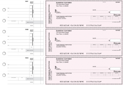 Pink Safety Invoice Business Checks | BU3-PSF01-INV
