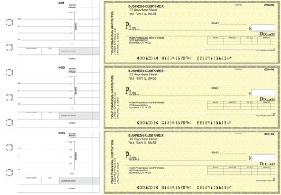 Yellow Safety Invoice Business Checks | BU3-YEL01-INV