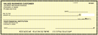 Yellow Safety Business Pocket Checks | BUP-YEL01