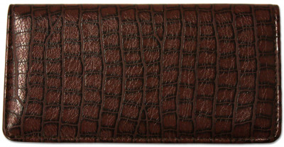 Reptile Brown Textured Leather Cover | CLP-BRN07