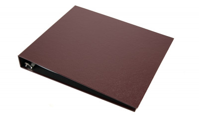 Burgundy Deskset Check Binder | CVB-BURDS01