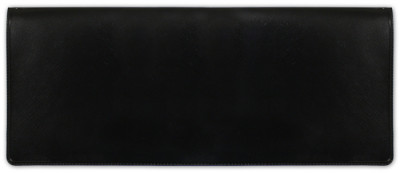Black Business Vinyl Pocket Book Cover | CVM-BLA01