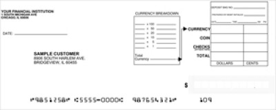 Loose Business Deposit Slips Style 5 | DEP-BDL05