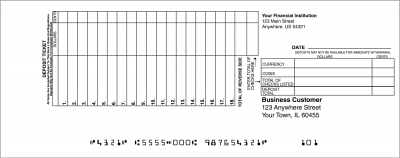 Loose Business Deposit Slips Style 17 | DEP-BDL17