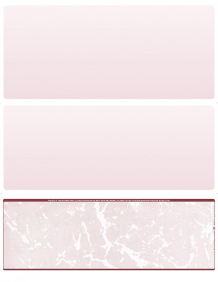 Burgundy Marble Blank Bottom Laser Checks | LBC-BLA-UM
