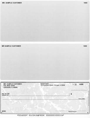Grey Marble Bottom Laser Checks | LBC-ES