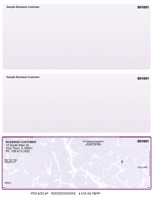 Violet Marble Bottom Laser Checks | LBC-PM