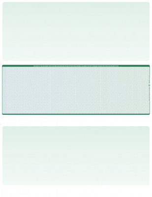 Blue Green Blank Middle Laser Checks | LMC-BLA-BG