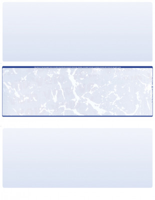 Blue Marble Blank Middle Laser Checks | LMC-BLA-BM