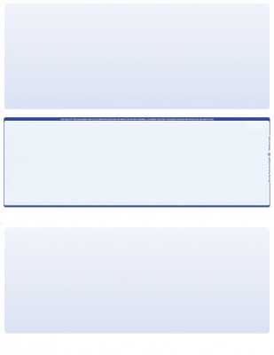 Blue Safety Blank Middle Laser Checks | LMC-BLA-BS