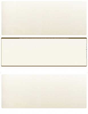 Tan Safety Blank Middle Laser Checks | LMC-BLA-TS