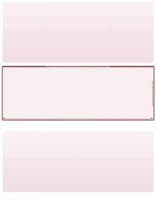 Burgundy Safety Blank Middle Laser Checks | LMC-BLA-US