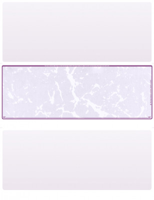 Violet Marble Blank Middle Laser Checks | LMC-BLA-VM