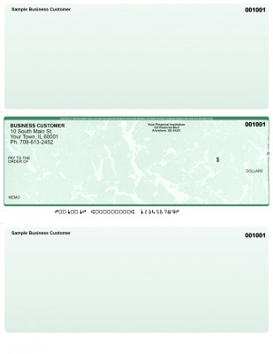 Green Marble Middle Laser Checks | LMC-GM