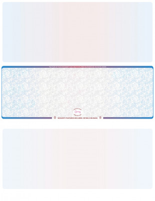 Blue Red Blank High Security Middle Laser Checks | LMCHS-BLA-BR
