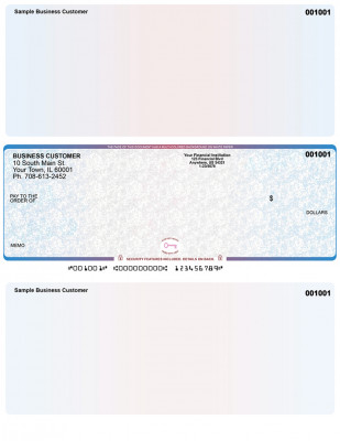 Blue Red High Security Middle Laser Checks | LMCHS-BR