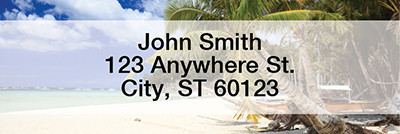 Beachfront Views Rectangle Address Labels | LREVC-26