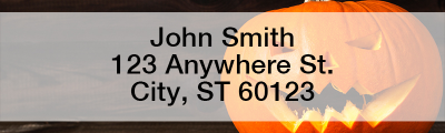Jack-O-Lanterns Rectangle Address Labels | LRFUN-72