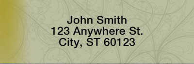 Chiseled Stone Rectangle Address Labels | LRGEO-15