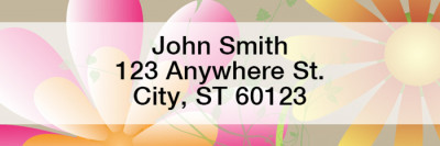 Garden Fresh Rectangle Address Labels | LRGEO-20
