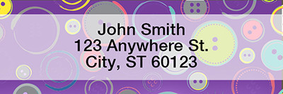 Cute as a Button Address Labels | LRGEP-002