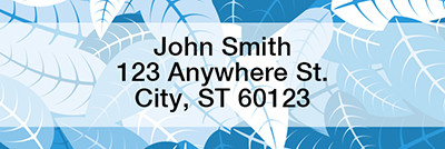 Four Season Leaves Rectangle Address Labels | LRNAT-72