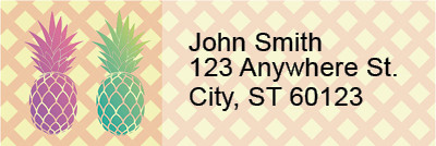 Pineapples Address Labels | LRRFOD-70