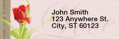 Live, Laugh, Love Rectangle Address Labels | LRRNAT-10