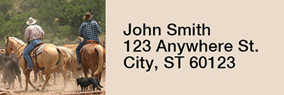 Life of a Cowboy Rectangle Address Labels | LRRPRO-46