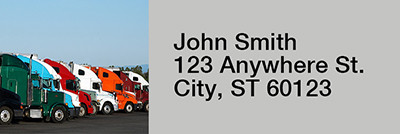 On the Road Again Rectangle Address Labels  | LRRPRO-47
