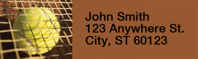 Tennis Rectangle Address Labels | LRRSPO-06