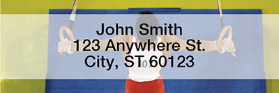 Gymnastic Rectangle Address Labels | LRSPO-09