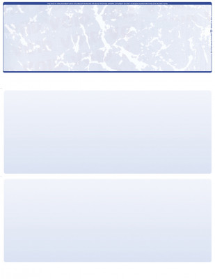 Blue Marble Blank Top Laser Checks | LTC-BLA-BM