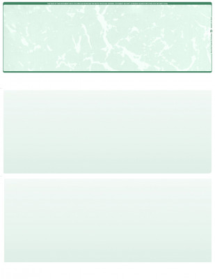 Green Marble Blank Top Laser Checks | LTC-BLA-GM