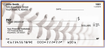 Orange & Blue Baseball Team Personal Checks | SPT-18