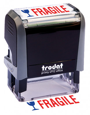 ''Fragile'' Message Stamp  | STA-TRO-FRA