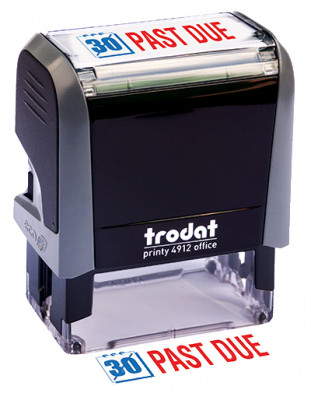 ''Past Due'' Message Stamp | STA-TRO-PAS
