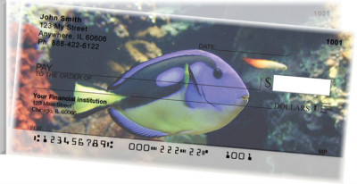 Tropical Fish Side Tear Personal Checks | STANI-01