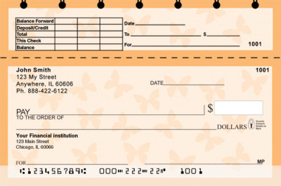 Butterfly Top Stub Checks | TSGEO-04