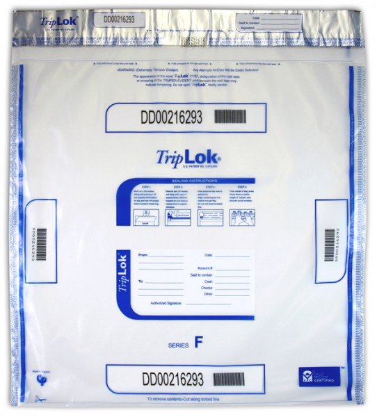 Deposit Bag 20'' X 20'' TripLok, clear | BAG-24
