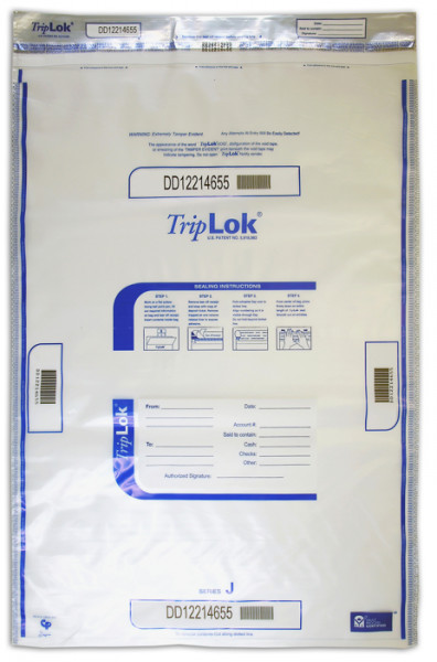 Deposit Bag 22'' X 33'' TripLok, clear | BAG-25