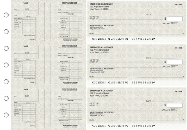 Circuit Multi-Purpose Salary Voucher Business Checks | BU3-7CDS22-MPS
