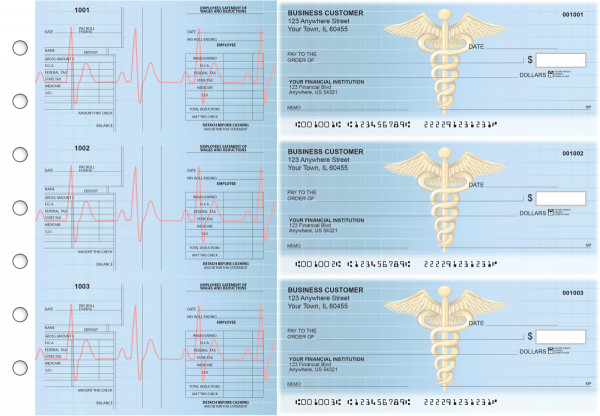 Medical Multi-Purpose Salary Voucher Business Checks | BU3-7CDS30-MPS
